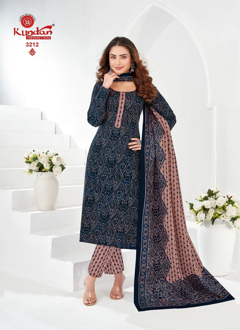 k4u Vol 32 By Kundan Pure Cotton Wholesale Kurti With Bottom Dupatta In India